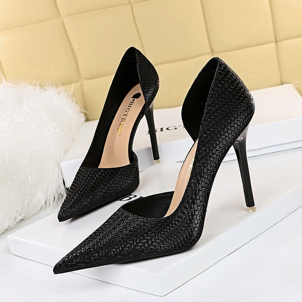 Slim Stiletto Super High Heel Pumps