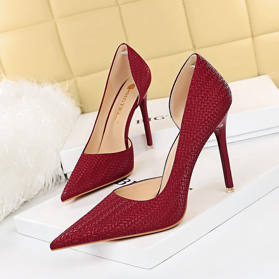 Slim Stiletto Super High Heel Pumps