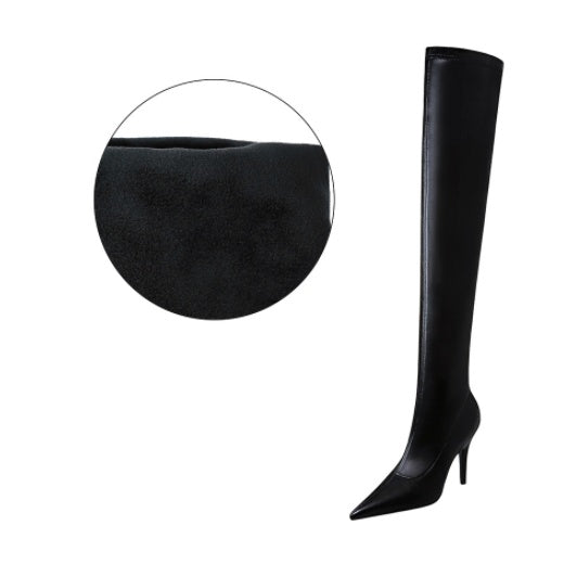 Skinny High-heeled Pointed Pedicure Stovepipe Over-the-knee Boots